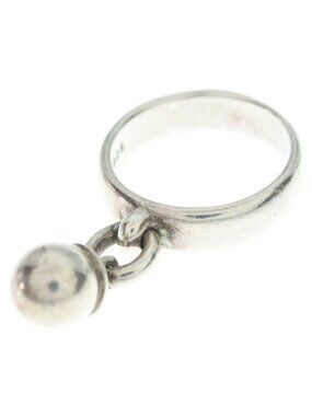Tiffany & Co Ball Dangle Ring Silver